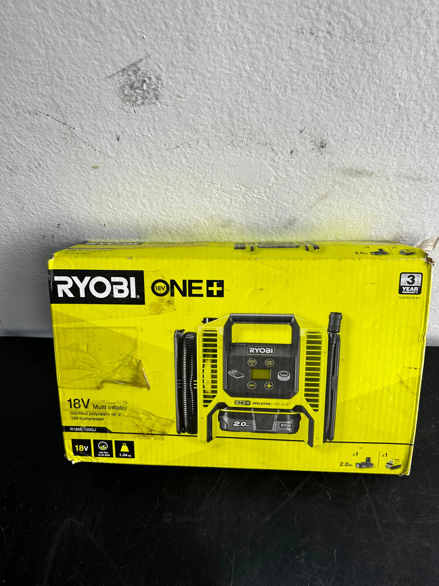 Gonfleur polyvalent 18v RYOBI ONE+