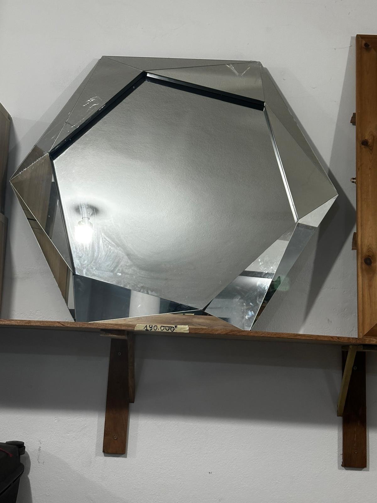 Miroir grand Design Bordure en verre